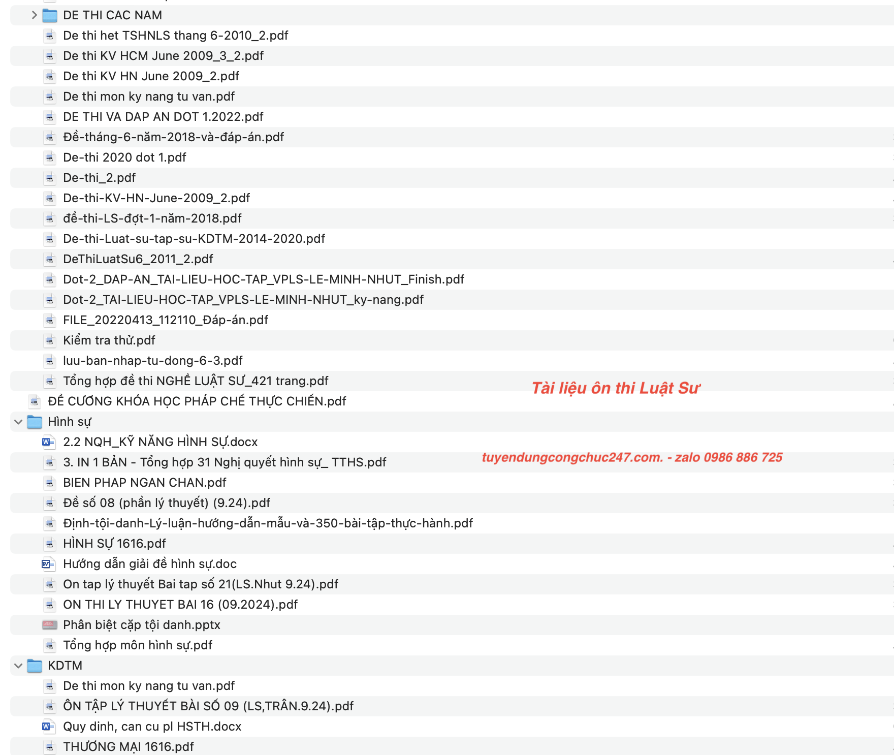 Trọn bộ tài liệu ôn thi Luật sư mới nhất